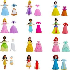 Brand New! Disney Princess Secret Styles Royal Ball Collection
